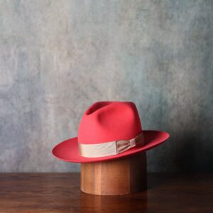 Bright Pink Keenland Snap Brim Felt Hat