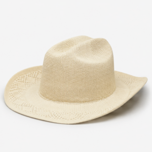 Soft Fern Cowboy Hat in Mesh - Ivory