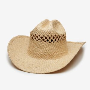 Modern Rhea Cowboy Hat in Raffia