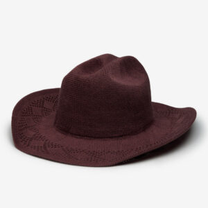 Sable Relaxed Mesh Cowboy Hat - Chocolate