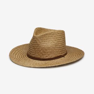 Elara Flexible Rancher Hat Crafted in Straw - Camel