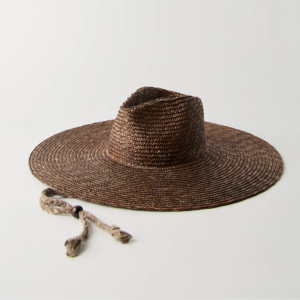 Clove Wheat Straw Rancher Hat with Textured Finish