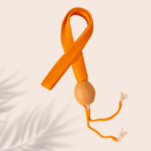 Bright Orange Woven Hat Strap