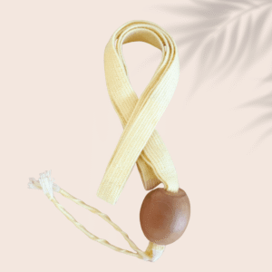 Soft Yellow Braided Hat Band