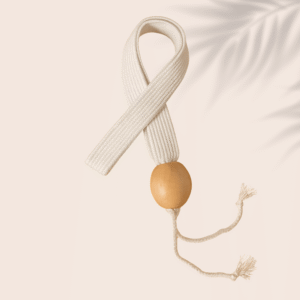Crisp White Cotton Hat Band